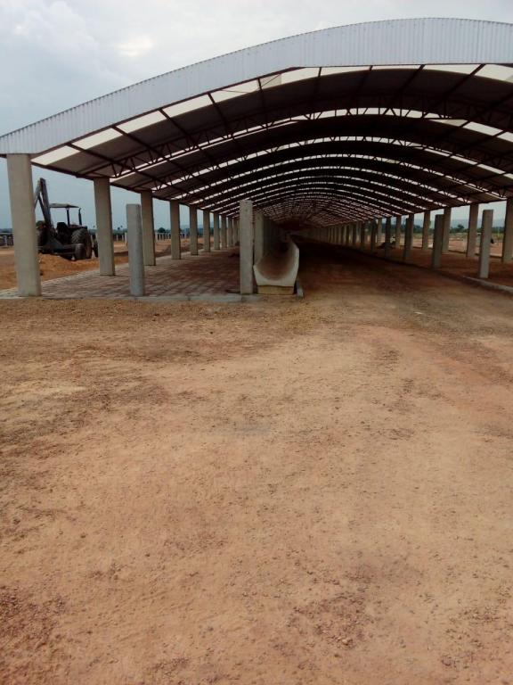 Confimanento col&ccedil;ado com bloquete sextavado