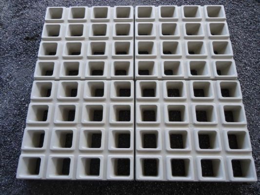 Elemento vazado 44x44 cm